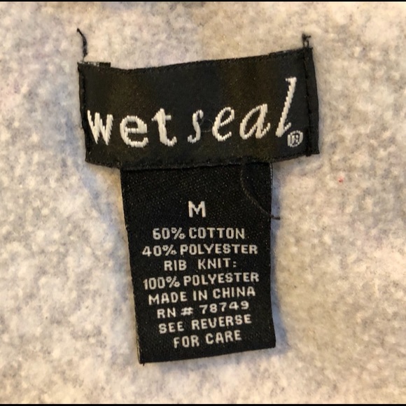 Wet Seal women’s Lt Wt Jacket. S M.  Fleece Snap  closure  Plaid - Picture 7 of 7